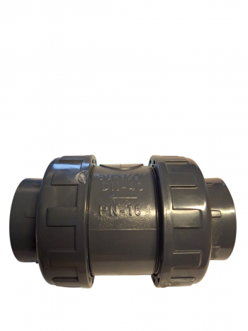 PVC-U Kugelrückschlagventil mit Innengewinde 10 bar - (1/2" x 1/2")  - EPDM Dichtung